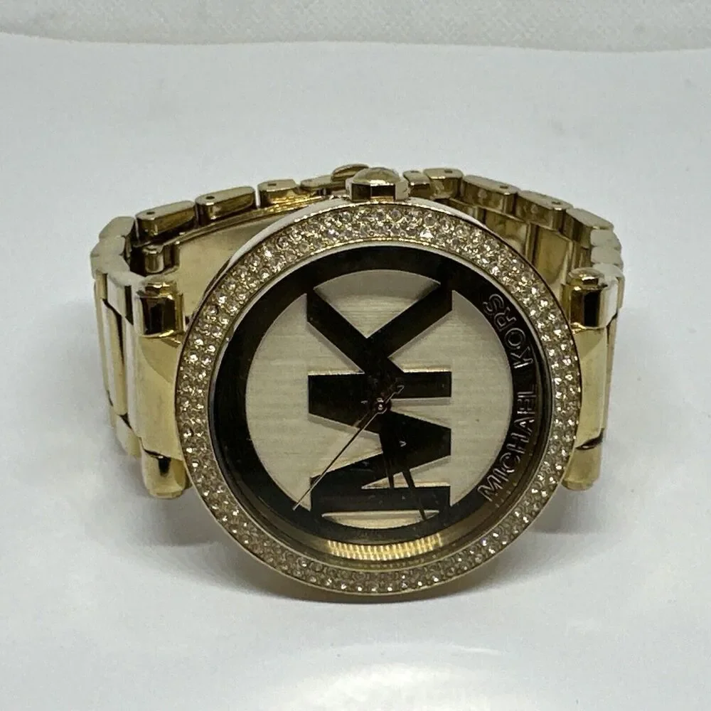 Michael Kors Parker MK5784 Women's Gold Stainless Steel Analog Dial Watch NUL15